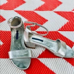 Stuart Weitzman Penelope Glitter Sandals